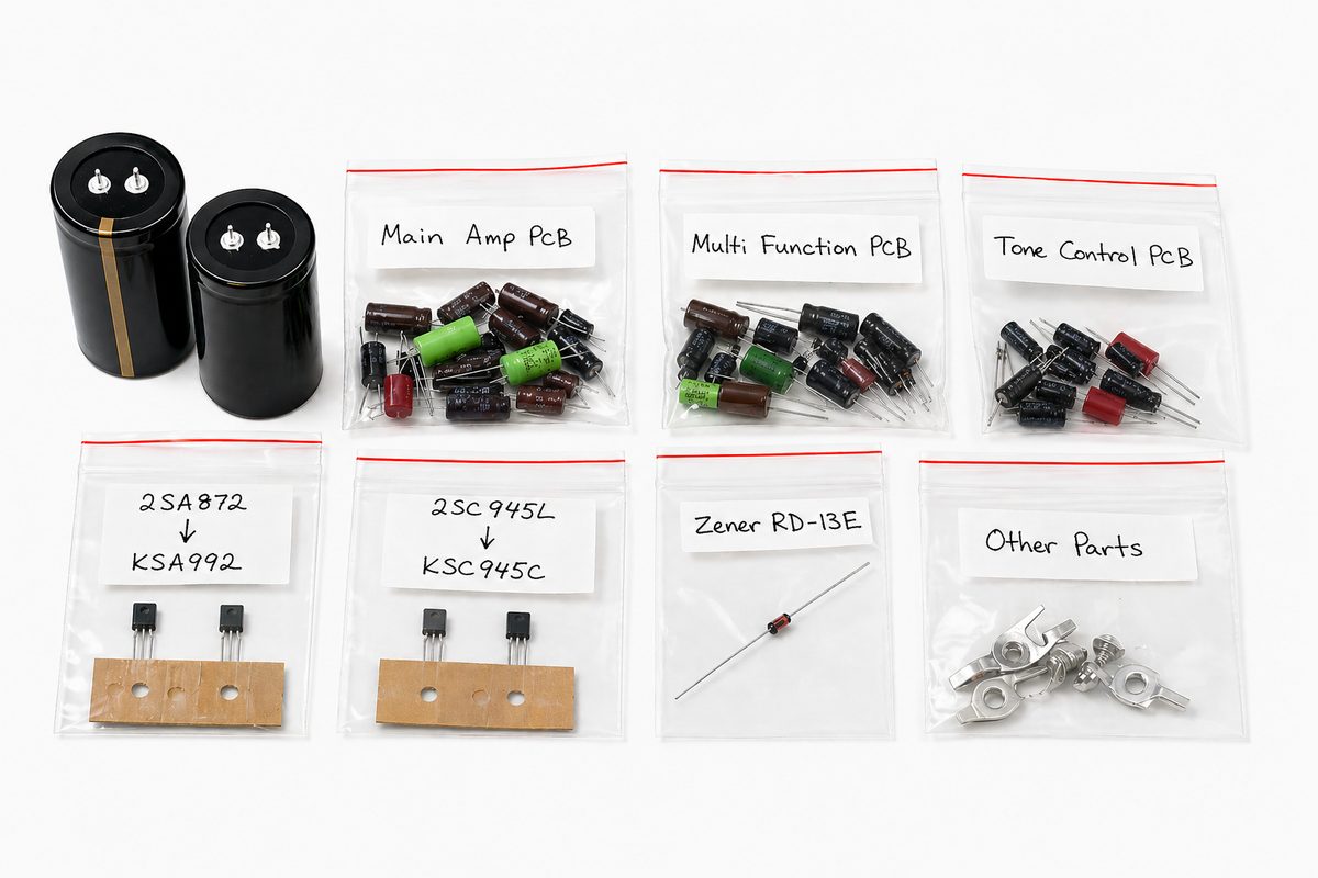 complete set + filter capacitors